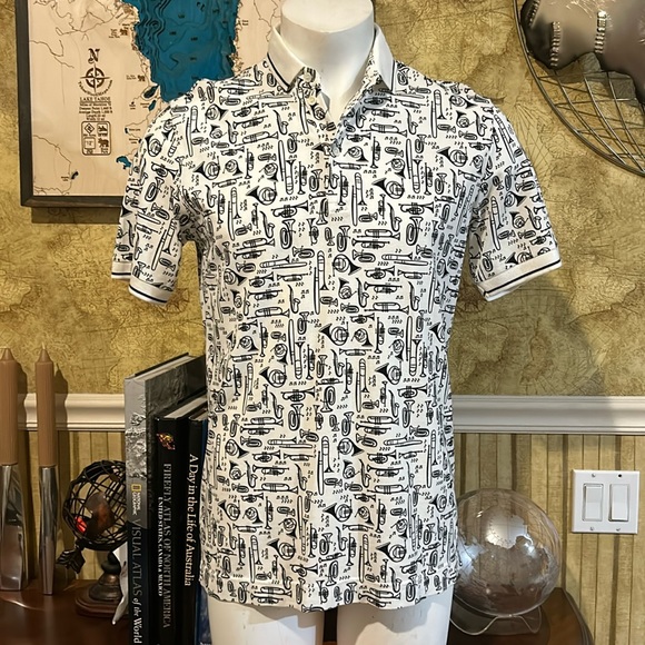 Dolce & Gabbana Men’s Polo Trumpet design  size IT 48/US S/M - Picture 2 of 13